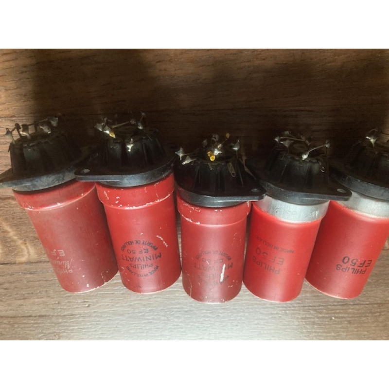 Philips EF 50 Radio Buis gebruikt getest 5 stuks 25 euro